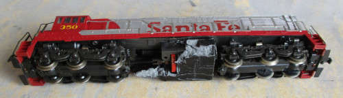 RIVAROSSI HO SCALE - SANTA FE DIESEL LOCO - SEE BLOW