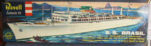 REVELL 1/400 SCALE - SS BRAZIL SHIP - BOXED, SEE BELOW