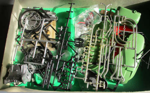 VINTAGE PROTAR MOTO GUZZI GP 500cc V8 1/9 SCALE KIT, SEE BELOW