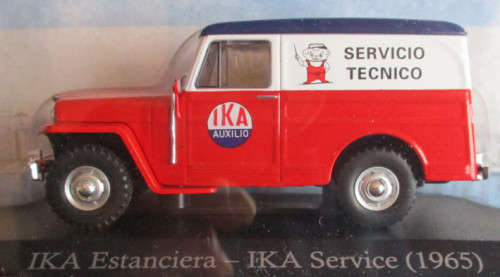 1/43 SCALE - IKA, WILLYS JEEP 1965  - NEW CARDED