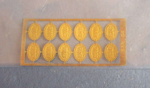 HO SCALE - SAR ELECTRIC LOCO PLATES