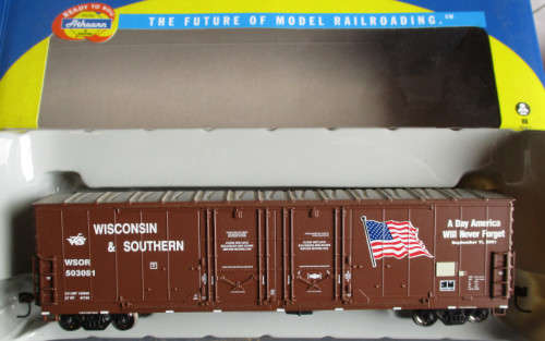ATHEARN HO SCALE - W&S DOUBLE-PLUG DOOR BOXCAR - MINT BOXED