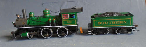 BACHMANN SPECTRUM HO SCALE - BALDWIN MODERN 4-4-0 STEAM LOCO &TENDER W/DCC&SOUND, BOXED