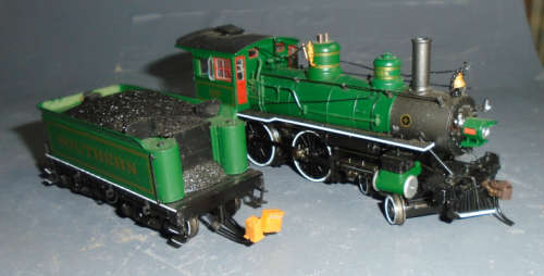 BACHMANN SPECTRUM HO SCALE - BALDWIN MODERN 4-4-0 STEAM LOCO &TENDER W/DCC&SOUND, BOXED