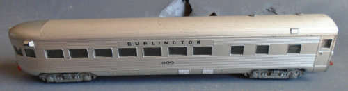 HO SCALE - BURLINGTON OBSERVATION CAR
