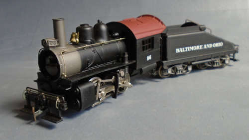 RIVAROSSI HO SCALE - 0-4-0 B&O STEAM LOCO & TENDER