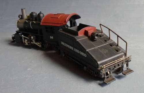RIVAROSSI HO SCALE - 0-4-0 B&O STEAM LOCO & TENDER