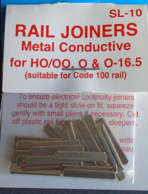 PECO HO SCALE - RAIL JOINERS - NEW IN PKT