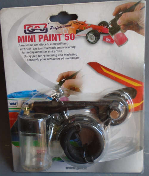 GAV - MINI PAINT AIRBRUSH SET FOR RETOUCHING & MODELLING - CARDED