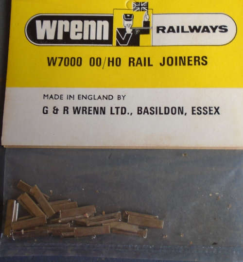 WRENN OO/HO SCALE - RAIL JOINERS IN PKT