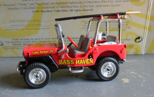 MATCHBOX YYM-38053 - 1947 JEEP, BASS HAVEN - EXCELLENT BOXED