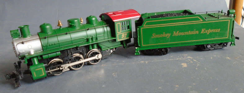 BACHMANN HO SCALE - 0-6-0 SMOKEY MOUNTAIN STEAM LOCO & TENDER, BOXED