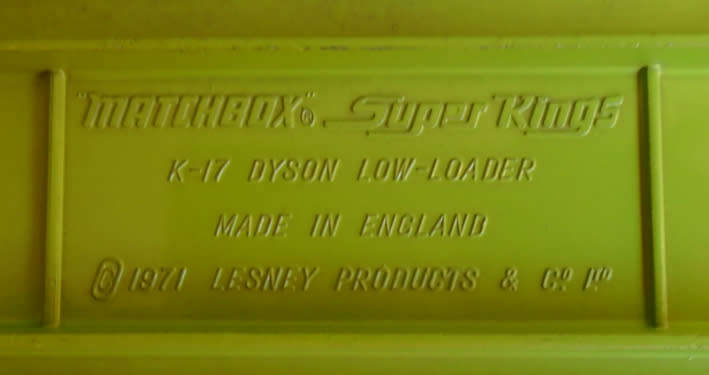 MATCHBOX SUPERKINGS - FORD TRACTOR & TRAILER by LESNEY