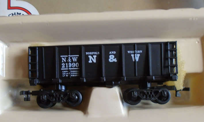 BACHMANN HO SCALE - N&W COAL WAGON - BOXED