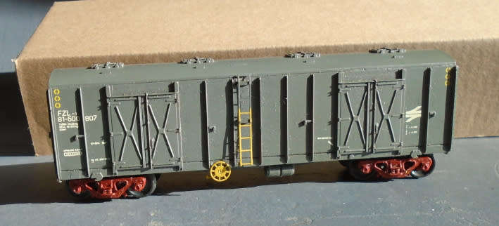 CMD HO SCALE - FZL-1 GOODS WAGON, FIT OWN COUPLINGS