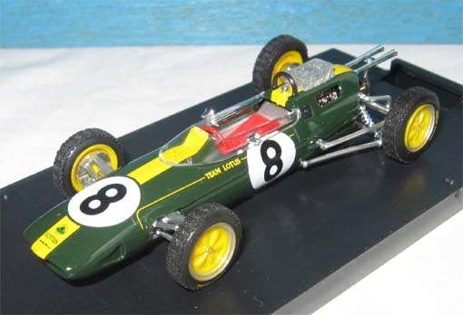 LOTUS 25 GP ITALIA 1963, JIM CLARK #8 by BRUMM in 1/43 SCALE (NEW BOXED)