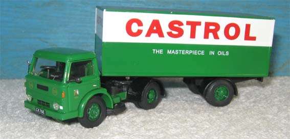FORD D SERIES ARTIC TRUCK - CASTROL by BASE-TOYS in 1/76 SCALE (NEW BOXED)