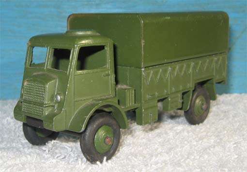 ARMY WAGON # 623, DINKY TOYS, MADE IN ENGLAND, MECCANO LTD.