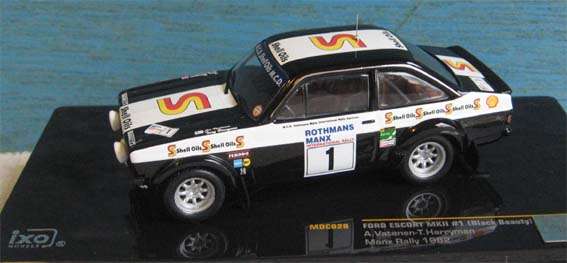 FORD ESCORT MkII #1 (BLACK BEAUTY) by IXO in 1/43 SCALE (NEW BOXED)