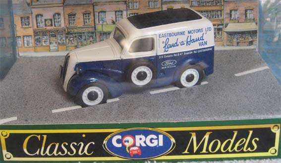 FORD POPULAR VAN - "LEND"a" HAND" by CORGI in 1/43 SCALE (MIB)