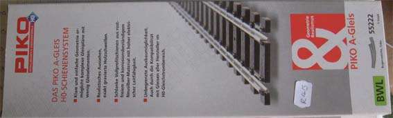 PIKO CODE 100 FINE SCALE TRACK - LEFT HAND CURVED POINT (BOXED)