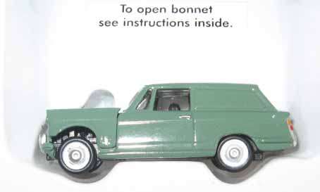 TRIUMPH COURIER VAN 1962 by CLASSIX in 1/76 "OO" SCALE (NEW BOXED)
