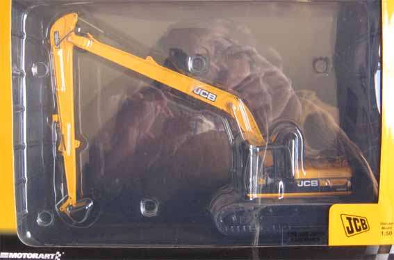 JCB JS220 LONG REACH EXCAVATOR by MOTORART in 1/50 SCALE (NEW BOXED)