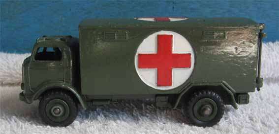 MILITARY AMBULANCE # 626 by DINKY TOYS, ENGLAND, MECCANO LTD.