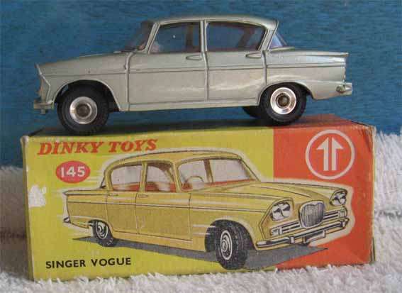 SINGER VOGUE # 145 by DINKY TOYS, ENGLAND, MECCANO LTD. (BOXED)