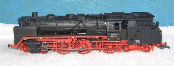 LILIPUT - BAUREIHE 62 STEAM ENGINE BR62 L.E. GERMAN RAILWAY in HO (MINT BOXED)