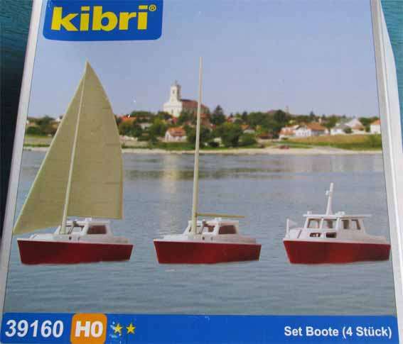 BOAT SET KIT in HO SCALE by KIBRI
