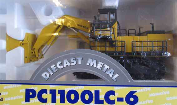 KOMATSU PC1100LC-6 FACE SHOVEL by JOAL in 1/50 SCALE (NEW BOXED)