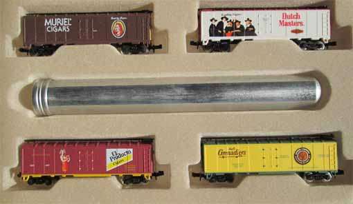 4 X FINE CIGAR COLLECTOR CARS in "N" SCALE (NEW BOXED)
