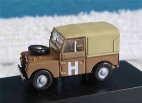LAND ROVER 88" MILITARY by OXFORD in "N" RAILWAY SCALE (NEW BOXED)