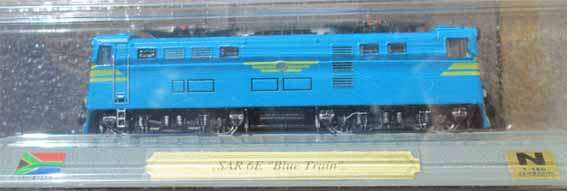 SAR 6E "BLUE TRAIN" DIE CAST STATIC DISPLAY MODEL in N SCALE (1:160)