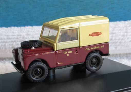 LAND ROVER - BRITISH RAILWAY by OXFORD in 1/76 SCALE (NEW BOXED)
