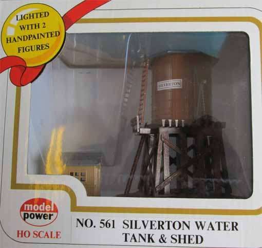 SILVERTON WATER TANK & SHED by MODEL POWER in HO SCALE (NEW BOXED)