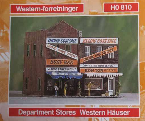 HELJAN KIT - DEPARTMENT STORES in HO SCALE (NEW BOXED)