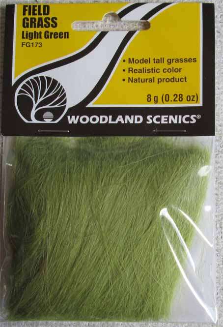 WOODLAND SCENICS - LIGHT GREEN FIELD GRASS - ALL SCALE (NEW BAGGED)