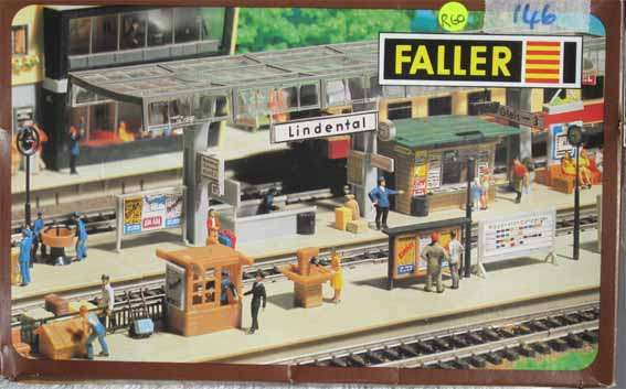 FALLER HO SCALE - STATION PLATFORM ACCESORIES