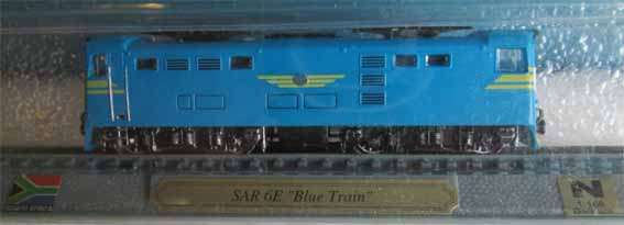 SAR 6E "BLUE TRAIN" "STATIC DISPLAY MODEL" in N (NEW BUBBLE PACKED)