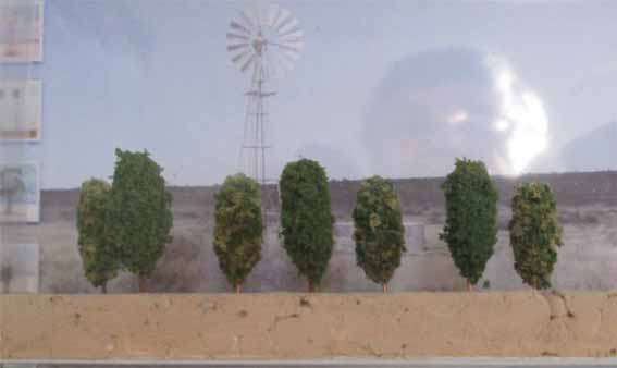 MSP - 7 X SHRUBS 15mm HIGH in HO SCALE (MADE IN RSA)