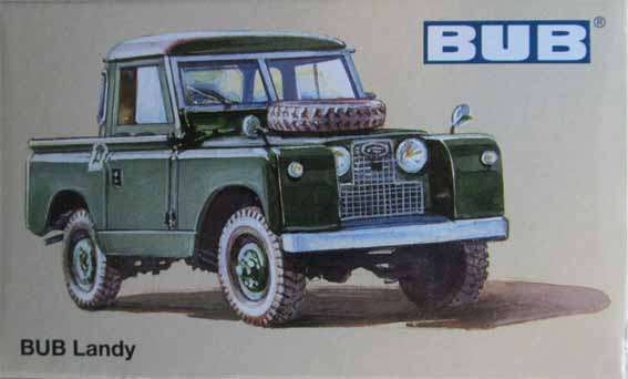 LAND ROVER by BUB MOBILE in 1/87 SCALE (NEW BOXED)