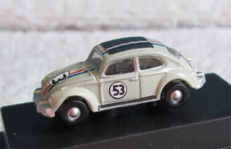 VW BEETLE "HERBIE" by OXFORD in "N" SCALE (NEW BOXED)