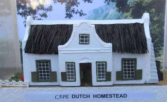 CAPE DUTCH HOMESTEAD in HO SCALE (NEW BOXED), MADE IN SA.
