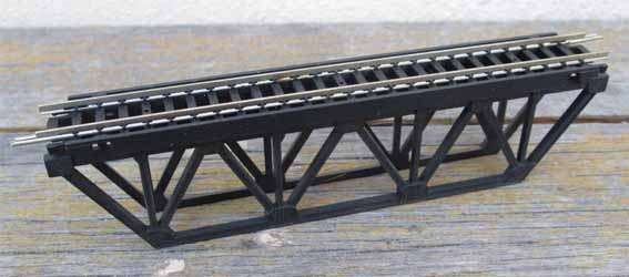 ATLAS N SCALE MEDIUM LENGTH TRUSS BRIDGE SINGLE ROAD WITH TRACK SECTION