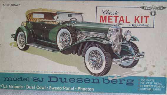 VINTAGE HUBLEY - SJ DUESENBERG KIT CAR in 1/18 SCALE (BOXED) - SEE BELOW