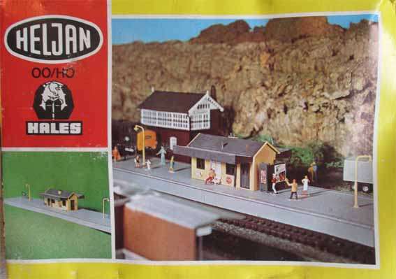 HELJAN HO SCALE STATION KIT WITH PLATFORM