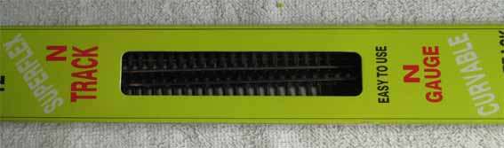 MODEL POWER N SCALE - 5 X FLEXIBLE NICKLE STEEL TRACK 29" (NEW BOXED)
