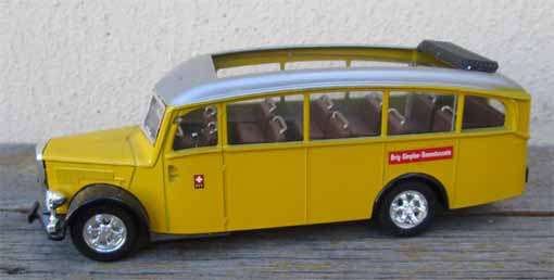 VITESSE - SAURER SWISS PO BUS in 1/43 SCALE, MADE IN PORTUGAL